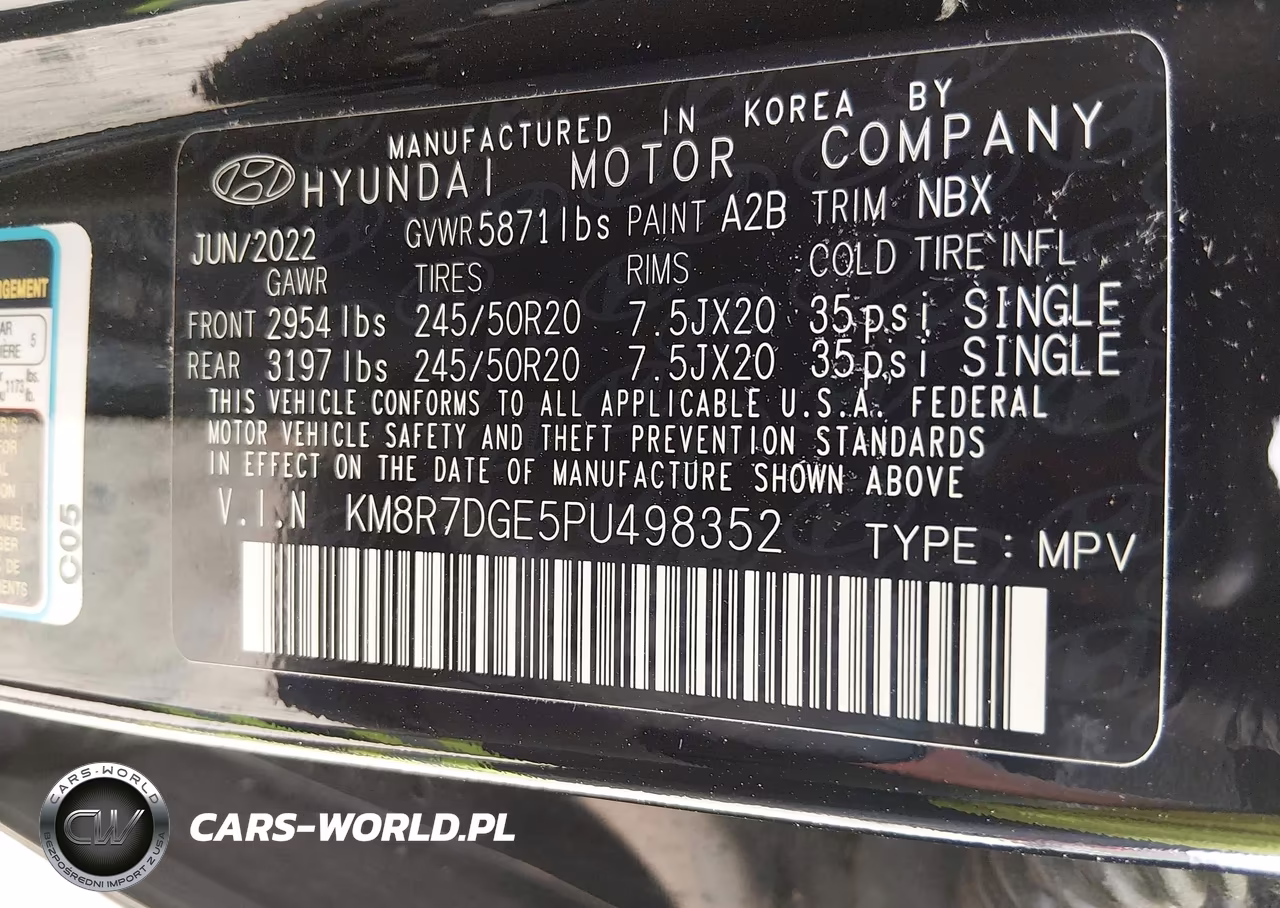 2023 Hyundai Palisade Calligraphy VIN:KM8R7DGE5PU498352 - 9