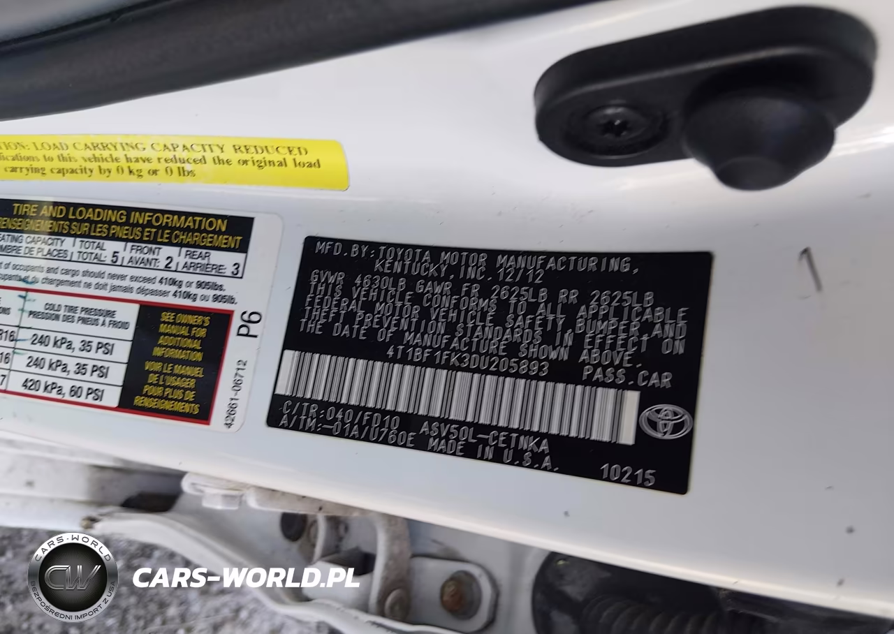 2013 Toyota Camry Le VIN:4T1BF1FK3DU205893 - 9