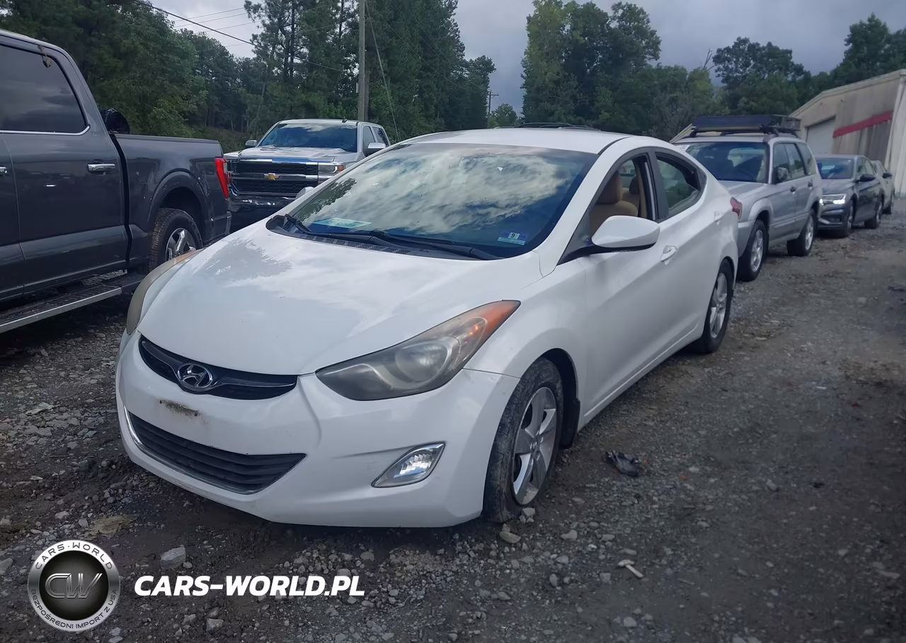 2013 Hyundai Elantra Gls VIN:5NPDH4AE8DH302916 - 2