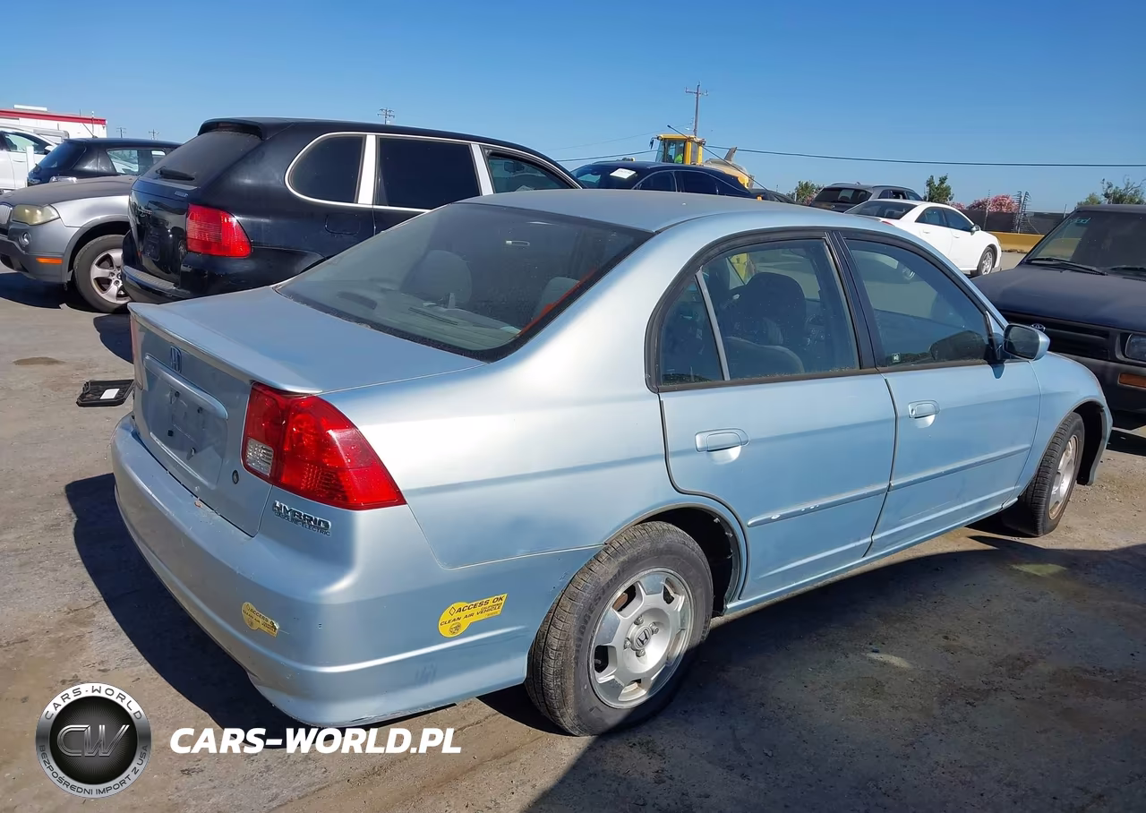2004 Honda Civic Hybrid VIN:JHMES96614S013798 - 4