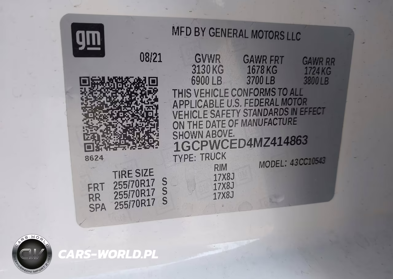 2021 Chevrolet Silverado 1500 2Wd Short Bed Lt VIN:1GCPWCED4MZ414863 - 9