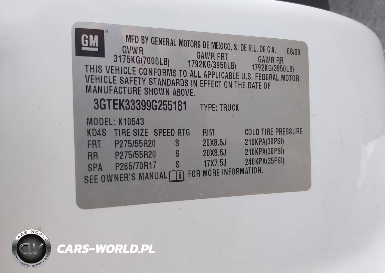 2009 GMC Sierra 1500 Slt VIN:3GTEK33399G255181 - 9