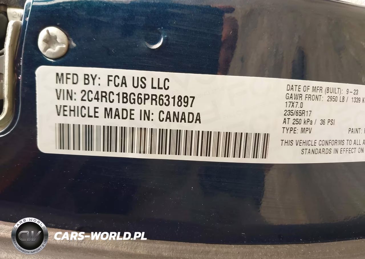 2023 Chrysler Pacifica Touring L VIN:2C4RC1BG6PR631897 - 9