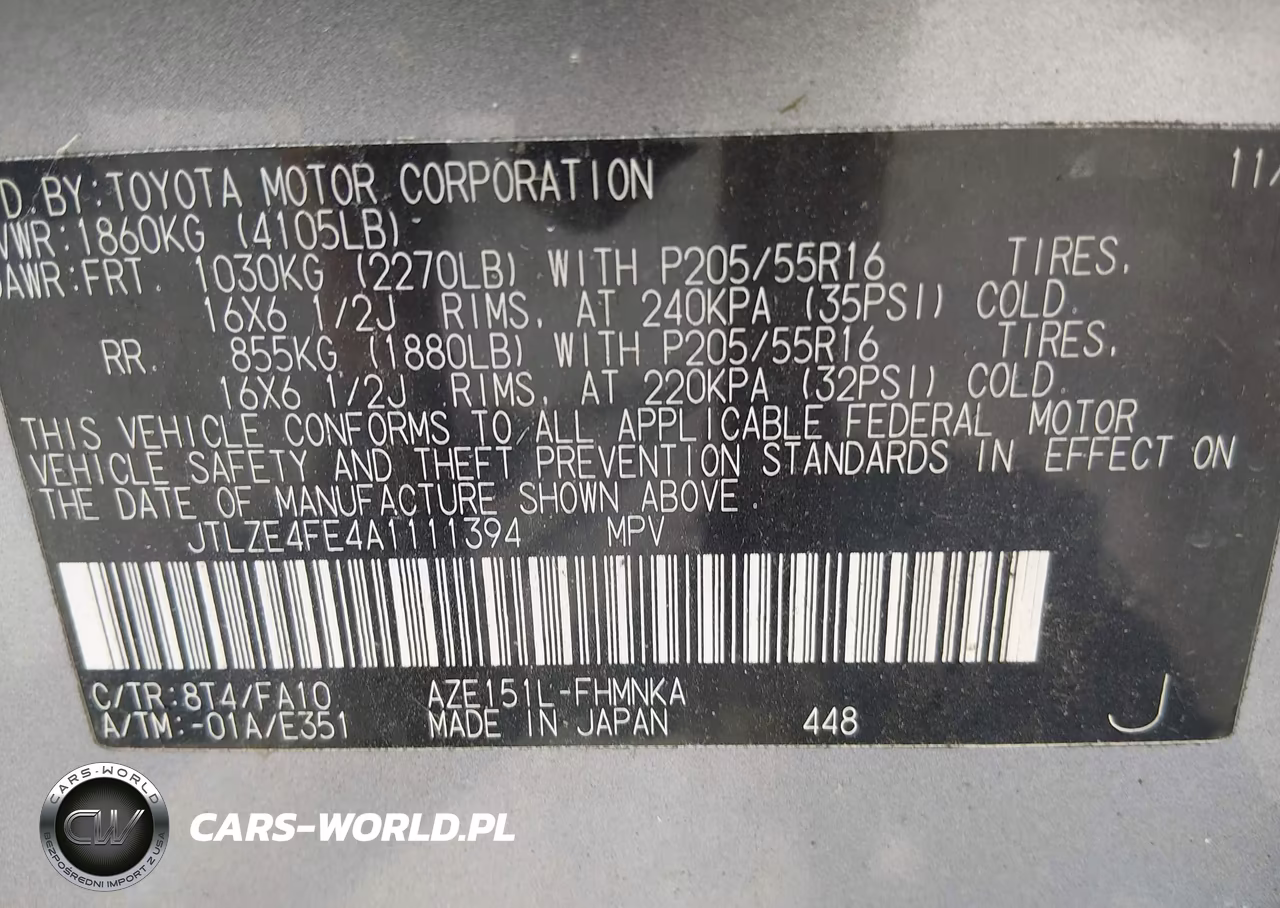 2010 Scion Xb VIN:JTLZE4FE4A1111394 - 9