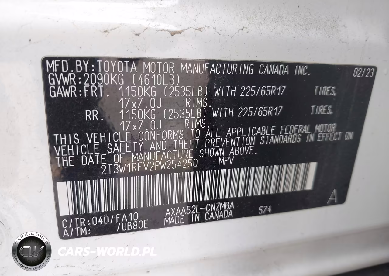 2023 Toyota Rav4 Xle VIN:2T3W1RFV2PW254250 - 9