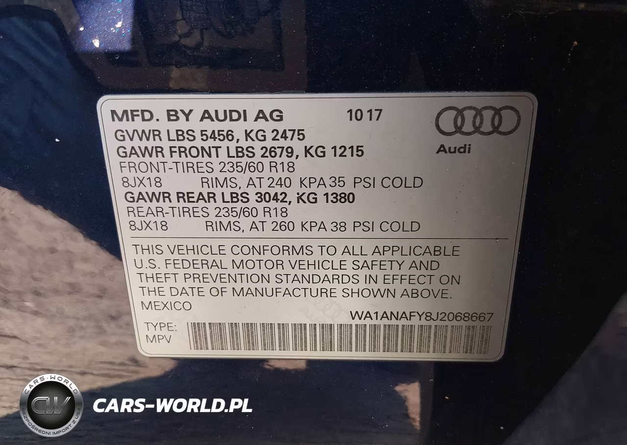 2018 Audi Q5 2.0T Premium-2.0T Tech Premium VIN:WA1ANAFY8J2068667 - 9