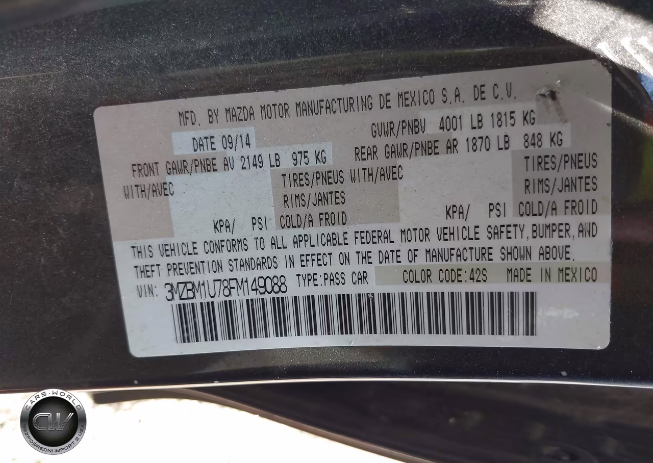 2015 Mazda Mazda3 I Sport VIN:3MZBM1U78FM149088 - 9