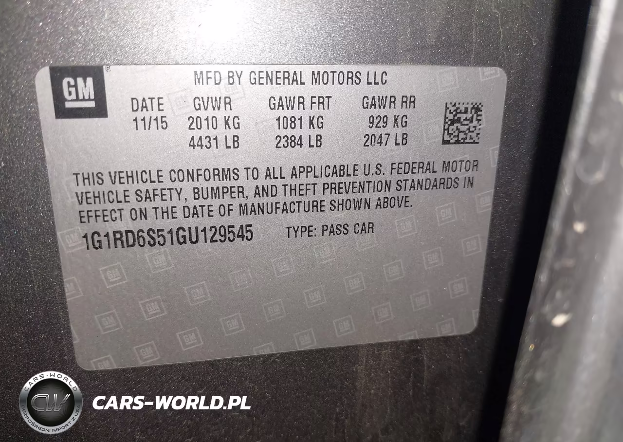 2016 Chevrolet Volt Premier VIN:1G1RD6S51GU129545 - 9