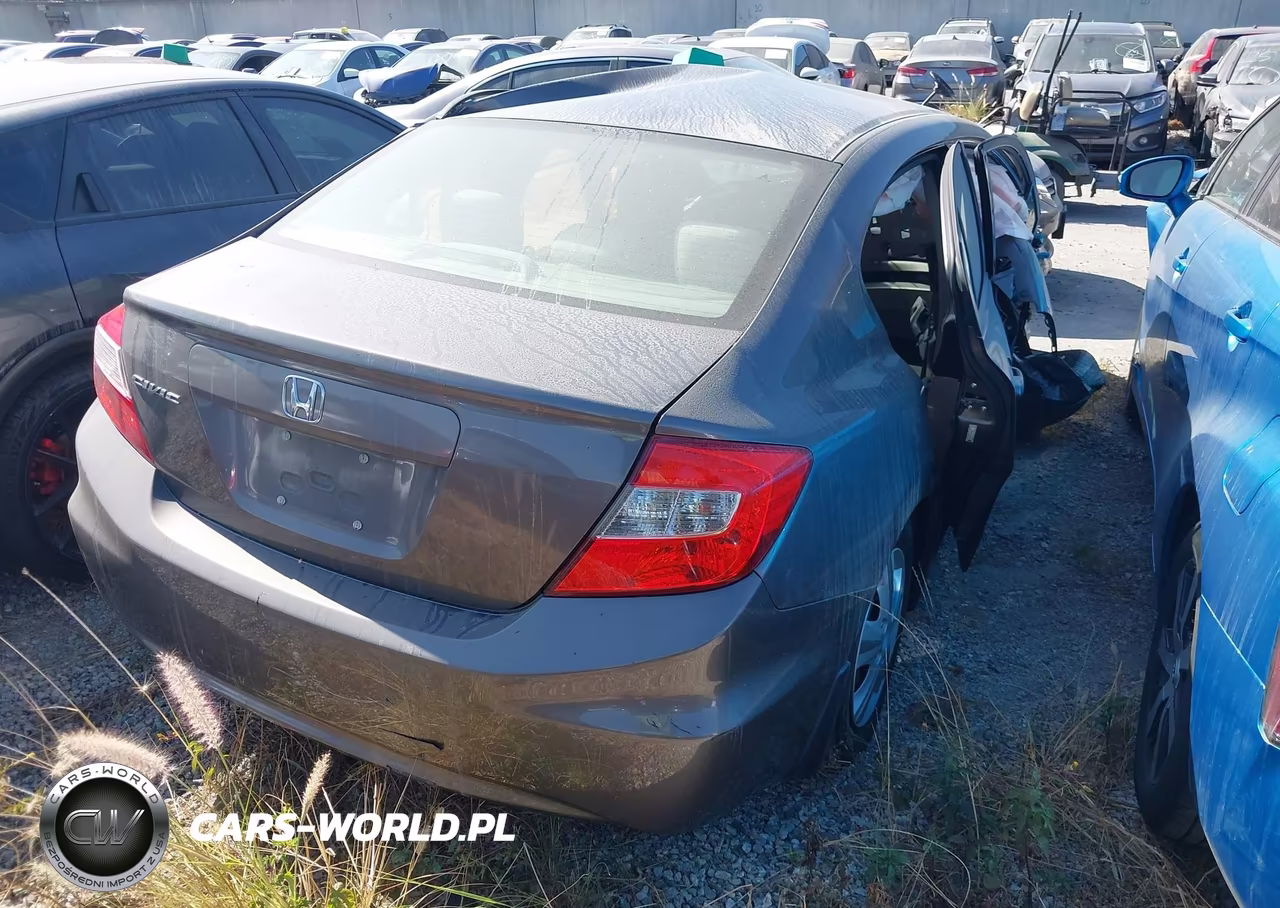 2012 Honda Civic Lx VIN:19XFB2F58CE355853 - 4