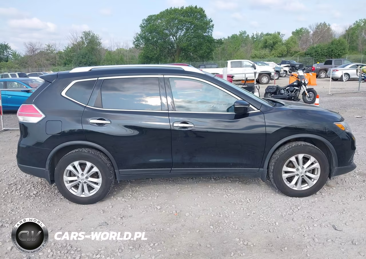 2015 Nissan Rogue Sv VIN:KNMAT2MVXFP539187 - 13