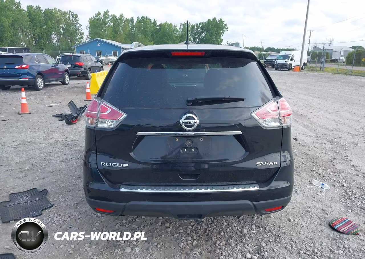 2015 Nissan Rogue Sv VIN:KNMAT2MVXFP539187 - 16