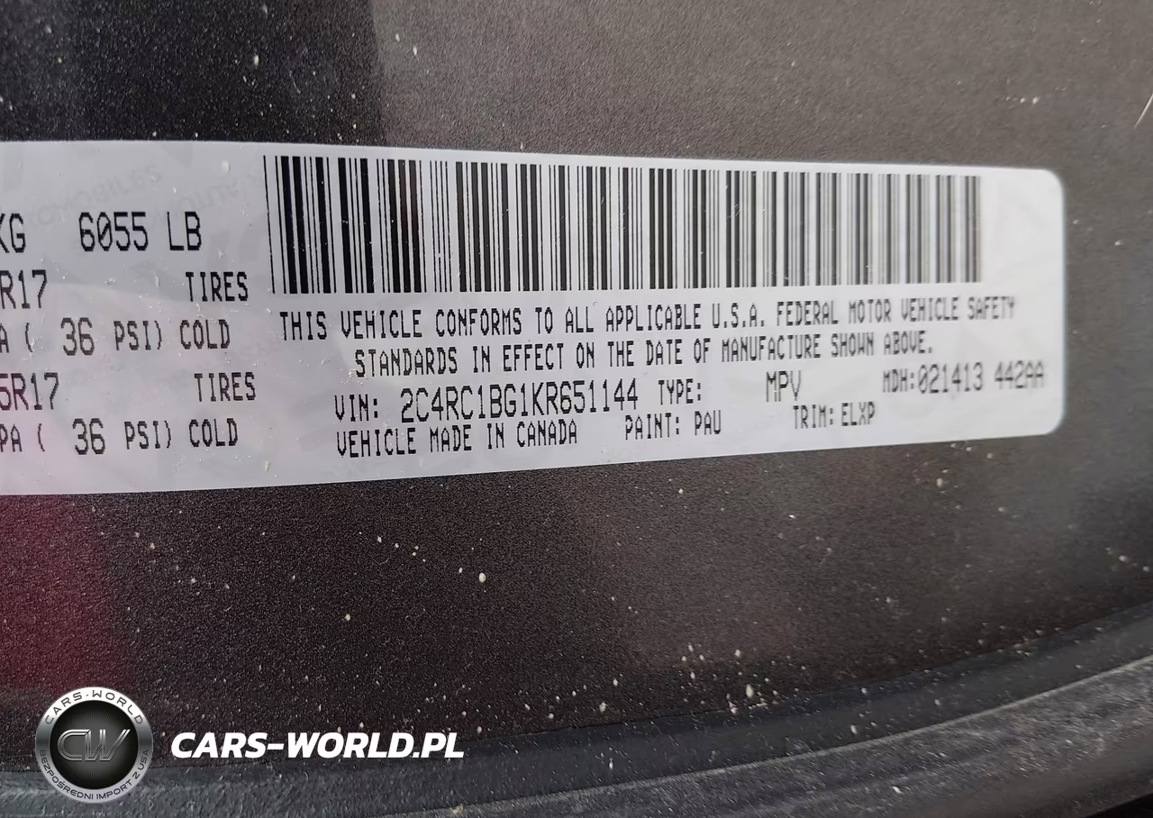 2019 Chrysler Pacifica Touring L VIN:2C4RC1BG1KR651144 - 9