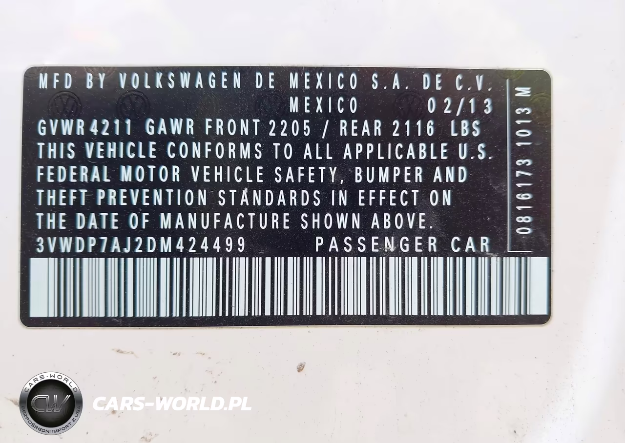 2013 Volkswagen Jetta 2.5L Se VIN:3VWDP7AJ2DM424499 - 9