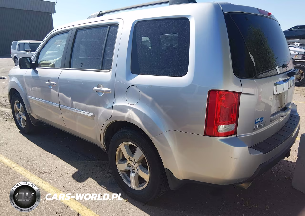 2010 Honda Pilot Ex-L VIN:5FNYF4H54AB035619 - 3