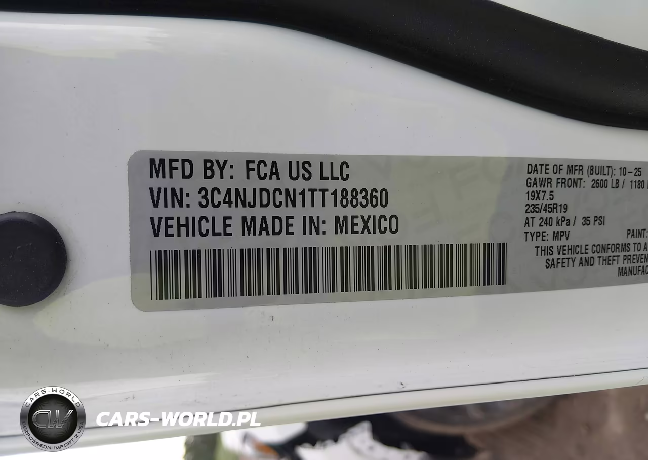 2026 Jeep Compass Limited Altitude VIN:3C4NJDCN1TT188360 - 9