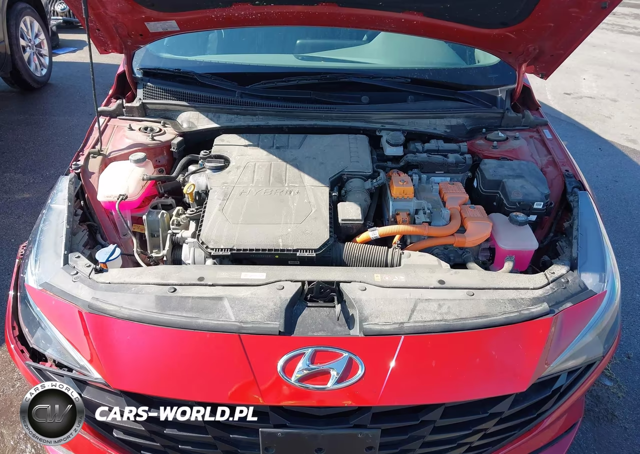 2022 Hyundai Elantra Hybrid Blue VIN:KMHLM4AJ6NU030888 - 10