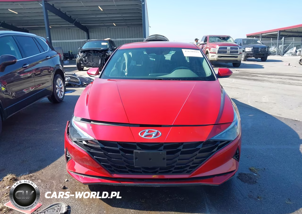 2022 Hyundai Elantra Hybrid Blue VIN:KMHLM4AJ6NU030888 - 12