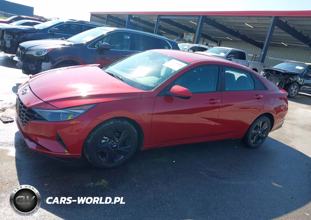 2022 Hyundai Elantra Hybrid Blue VIN:KMHLM4AJ6NU030888 - 14