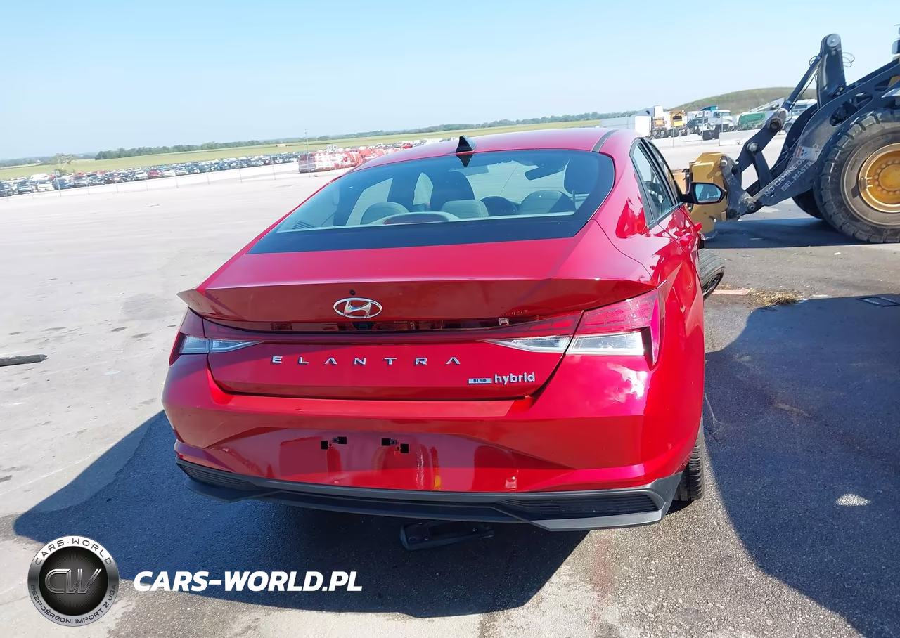 2022 Hyundai Elantra Hybrid Blue VIN:KMHLM4AJ6NU030888 - 16
