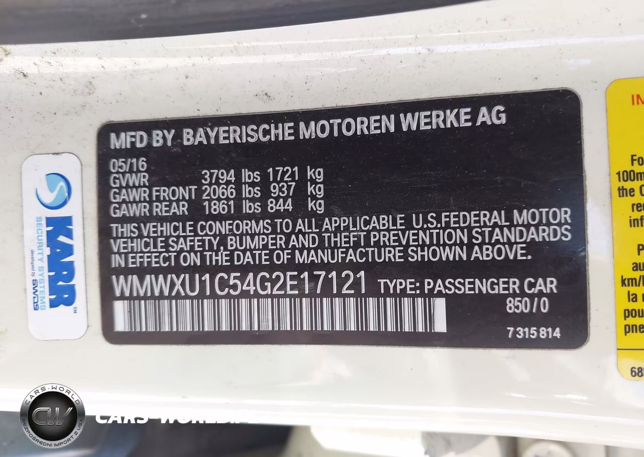 2016 Mini Hardtop Cooper VIN:WMWXU1C54G2E17121 - 9