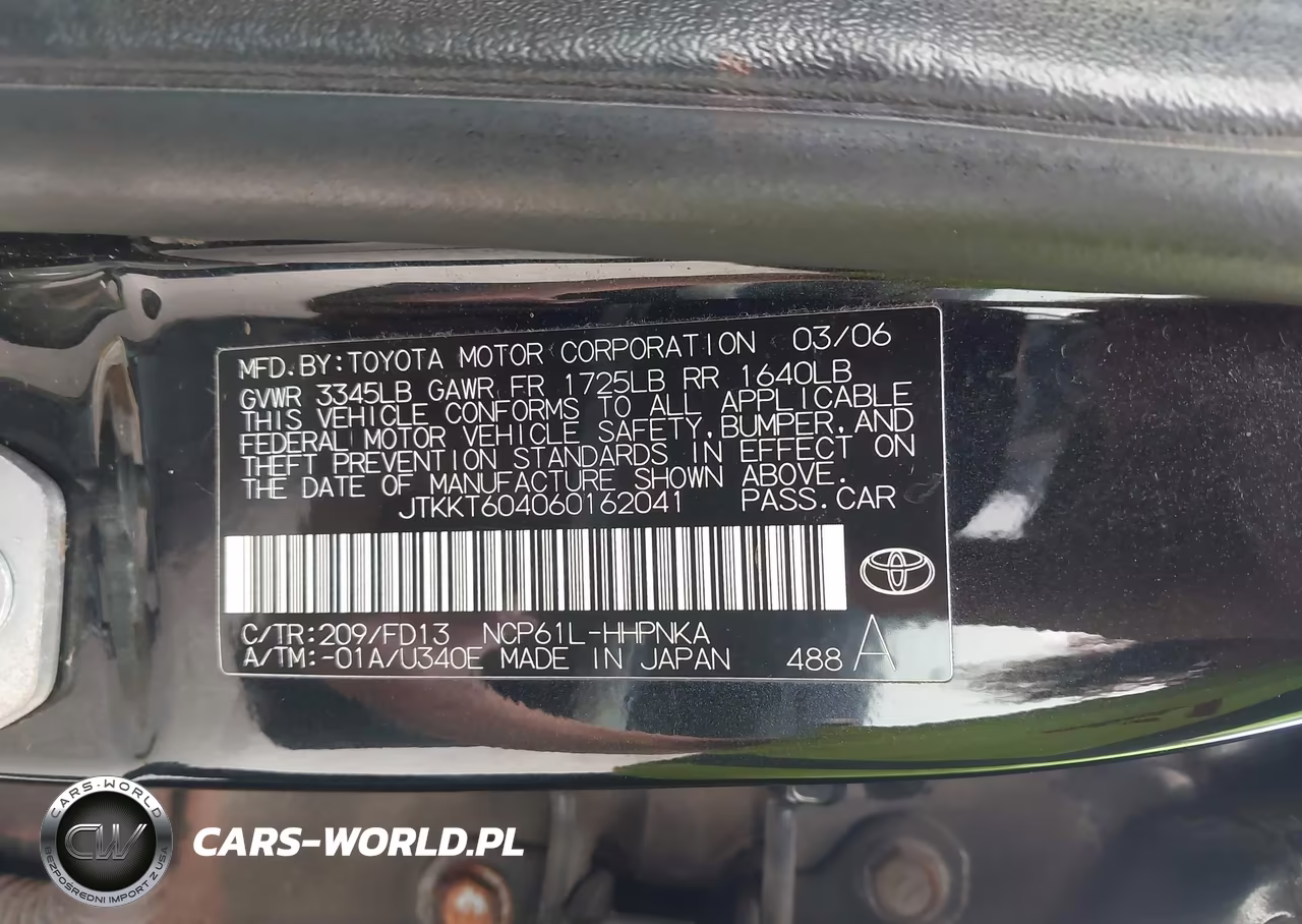 2006 Scion Xa VIN:JTKKT604060162041 - 9