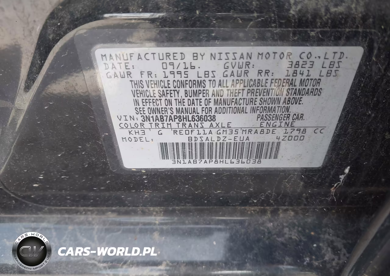 2017 Nissan Sentra S-Sl-Sr-Sv VIN:3N1AB7AP8HL636038 - 9