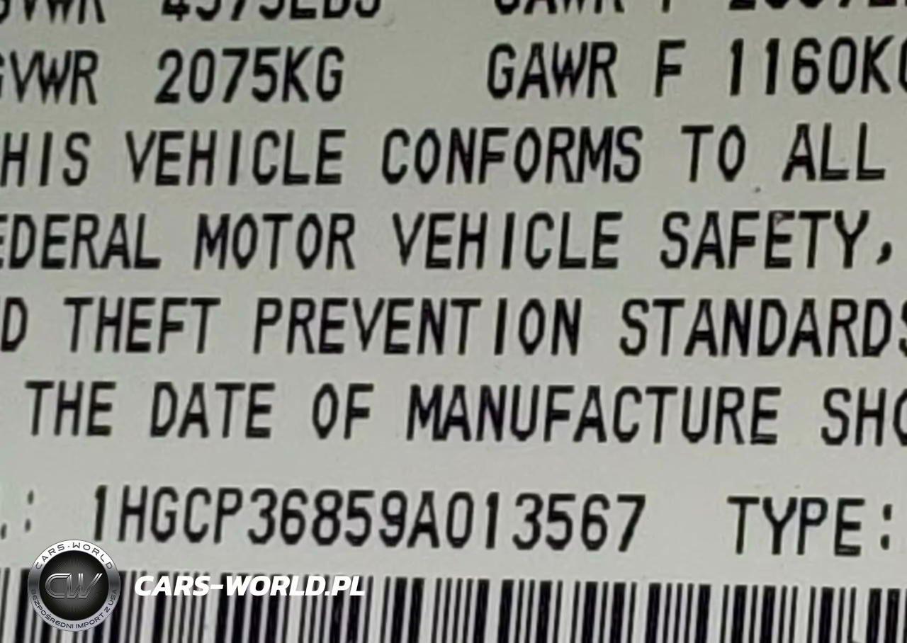 2009 Honda Accord 3.5 Ex-L VIN:1HGCP36859A013567 - 9