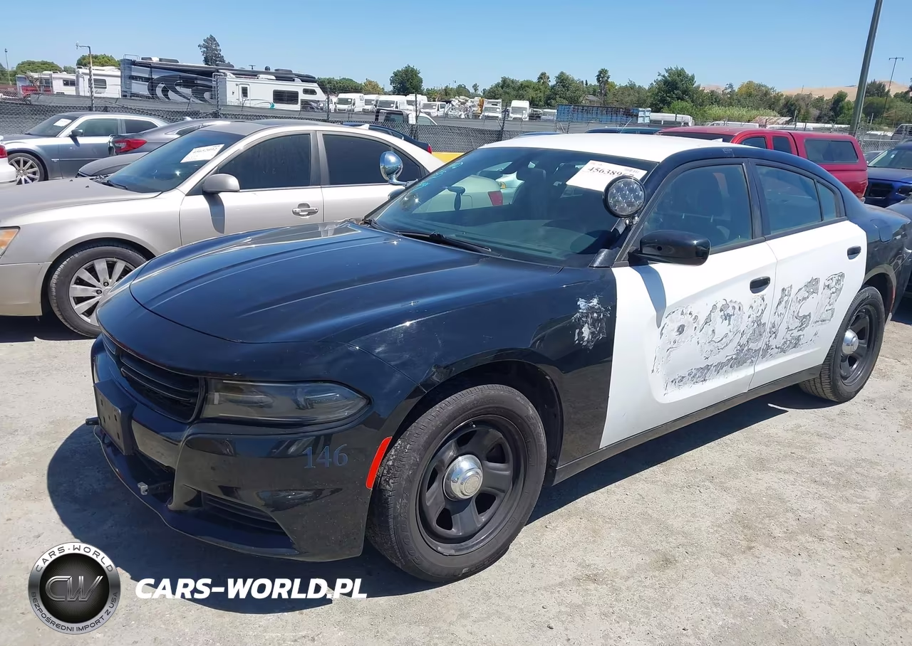 2018 Dodge Charger Police Rwd VIN:2C3CDXATXJH316235 - 2