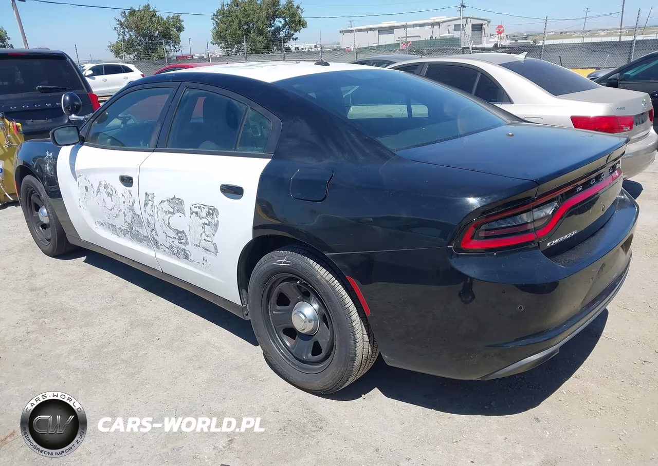 2018 Dodge Charger Police Rwd VIN:2C3CDXATXJH316235 - 3