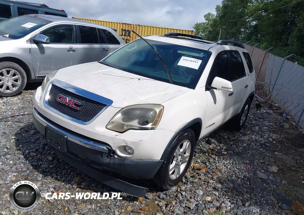 2008 GMC Acadia Slt-2 VIN:1GKER33798J252877 - 2