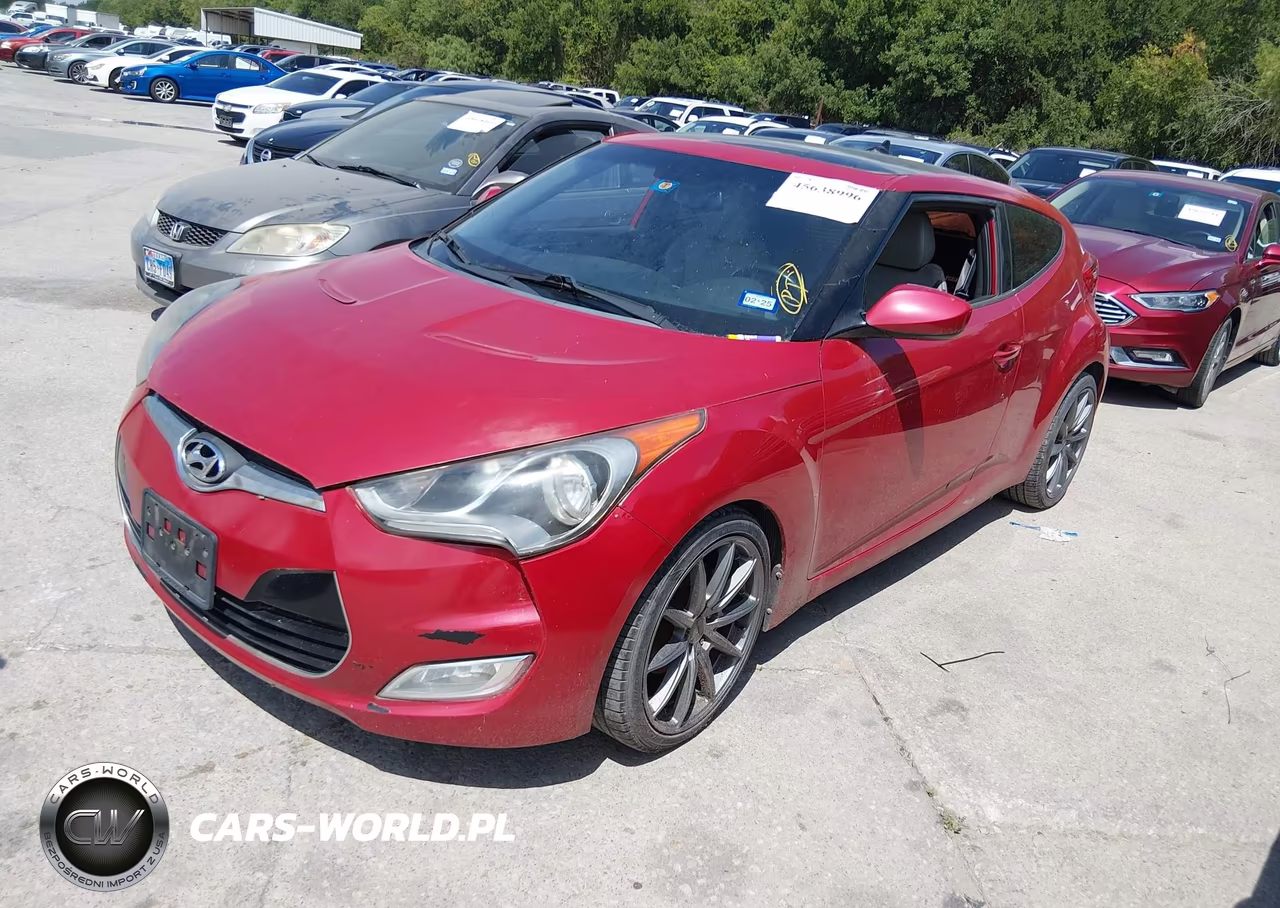 2012 Hyundai Veloster Base W-Gray VIN:KMHTC6AD2CU074425 - 2