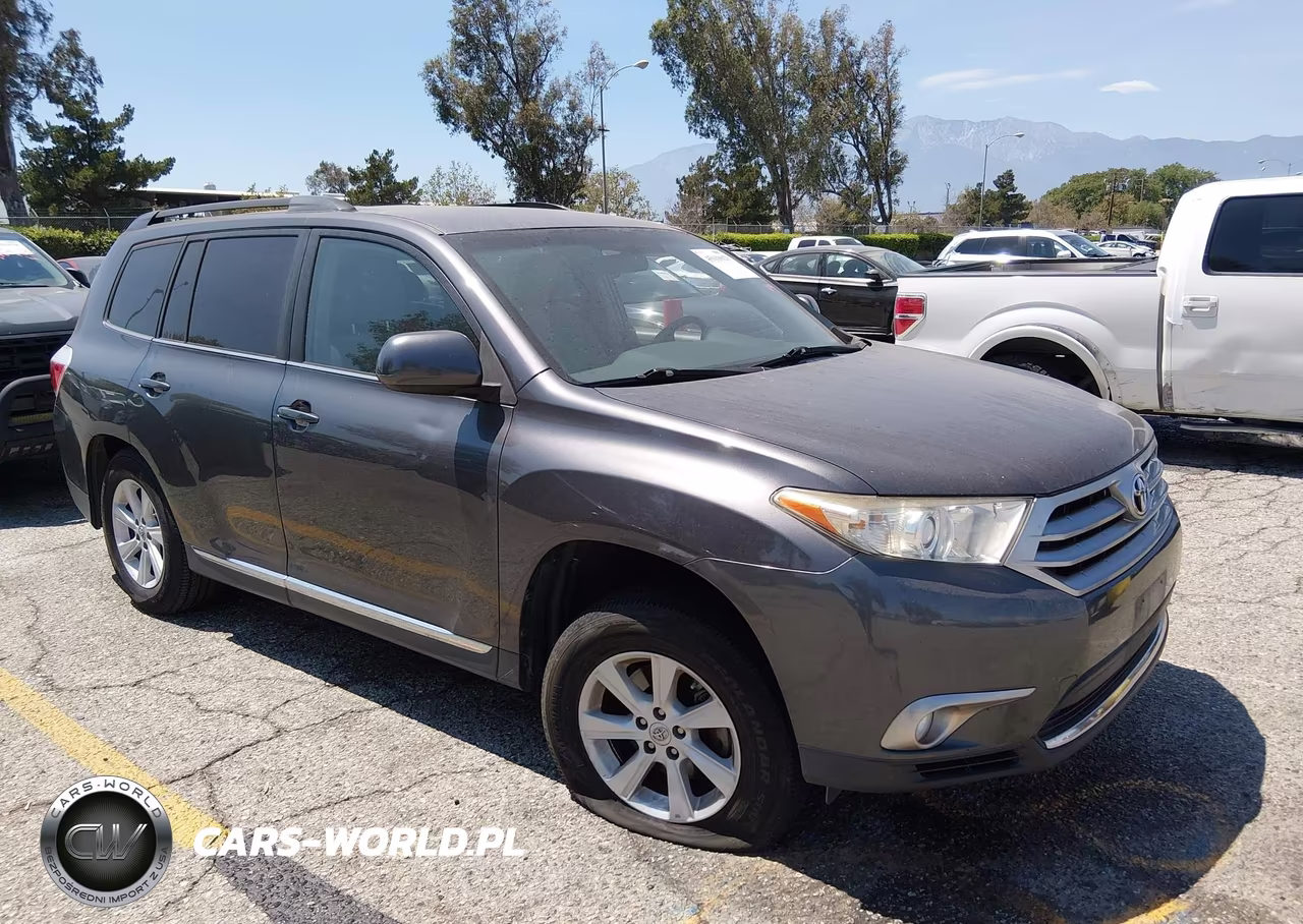 2013 Toyota Highlander Base Plus V6 VIN:5TDZK3EH0DS117131 - 1