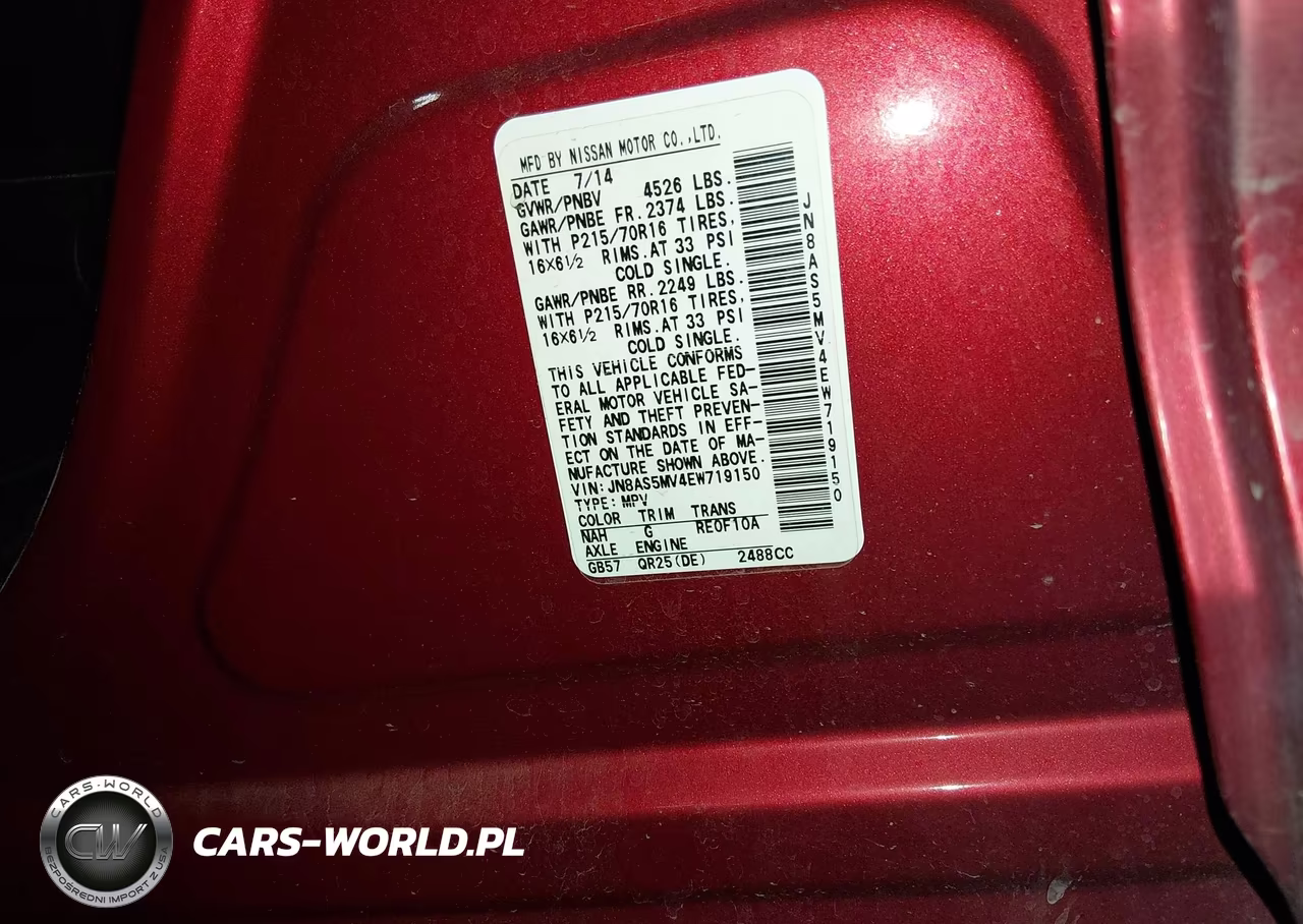 2014 Nissan Rogue Select S VIN:JN8AS5MV4EW719150 - 9