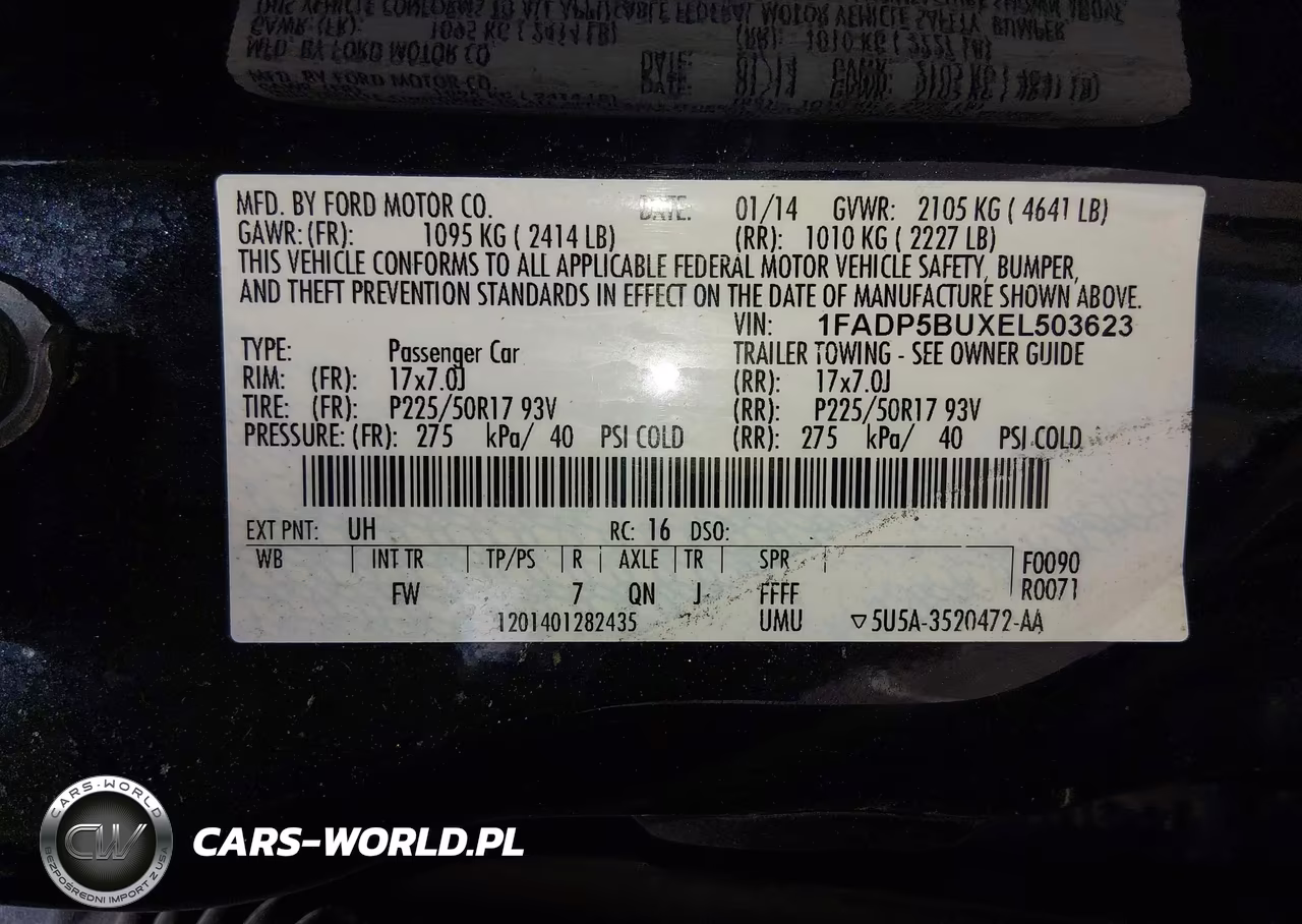 2014 Ford C-Max Hybrid Sel VIN:1FADP5BUXEL503623 - 9