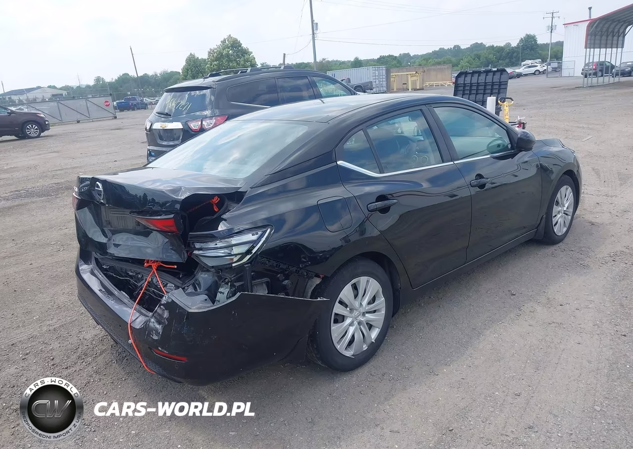 2021 Nissan Sentra S Xtronic Cvt VIN:3N1AB8BV1MY324014 - 4
