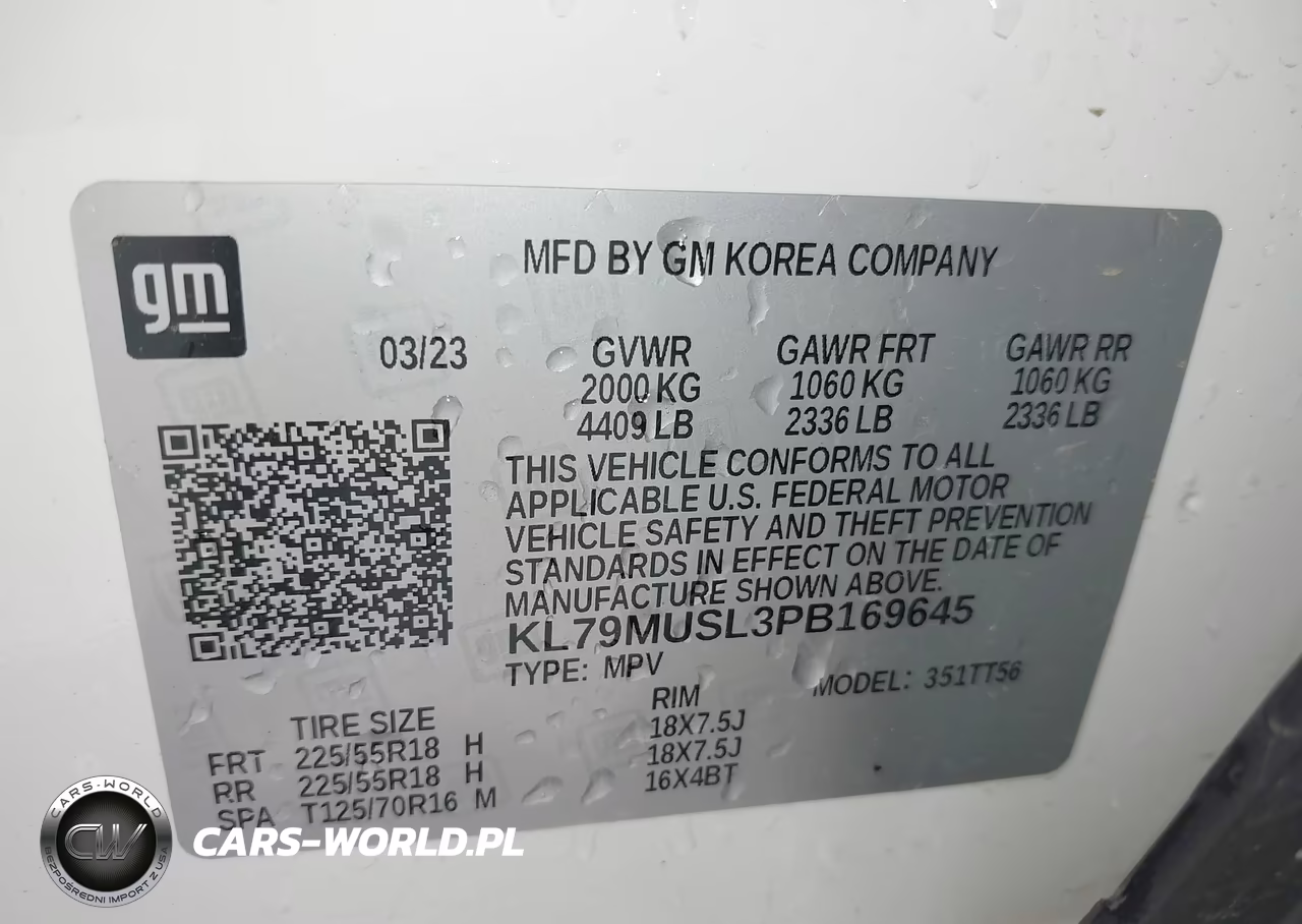 2023 Chevrolet Trailblazer Awd Rs VIN:KL79MUSL3PB169645 - 9