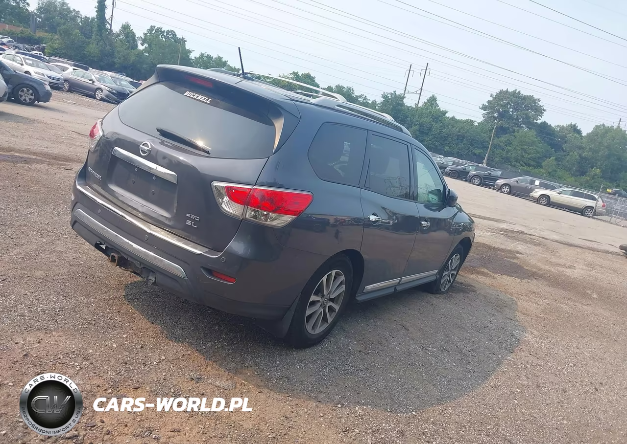 2014 Nissan Pathfinder Sl VIN:5N1AR2MM1EC721805 - 4