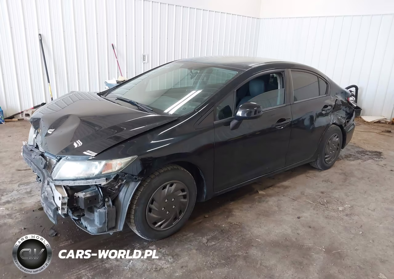 2013 Honda Civic Lx VIN:2HGFB2F52DH591566 - 2
