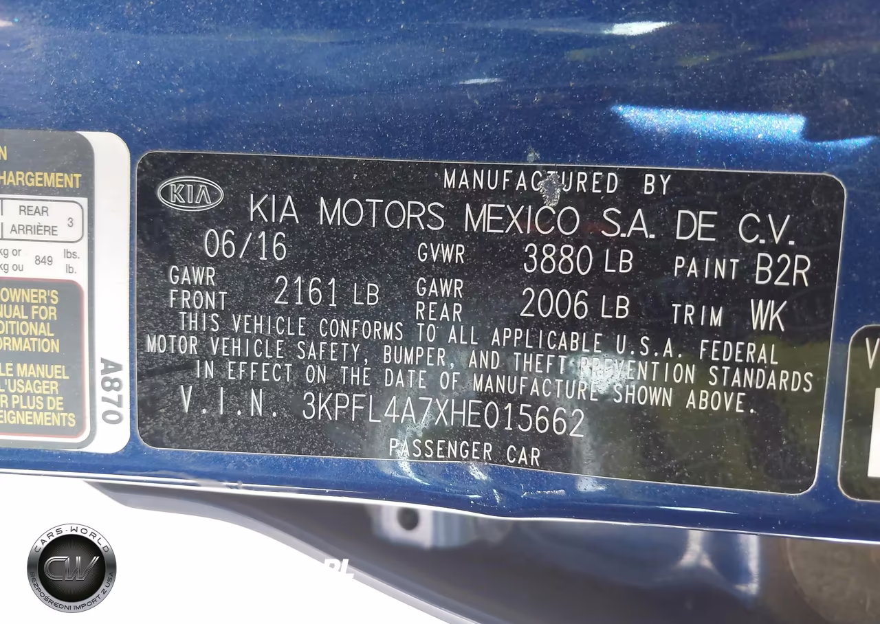 2017 Kia Forte Lx VIN:3KPFL4A7XHE015662 - 9