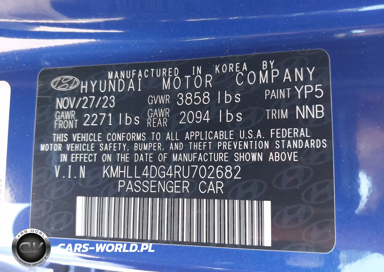 2024 Hyundai Elantra Se VIN:KMHLL4DG4RU702682 - 9