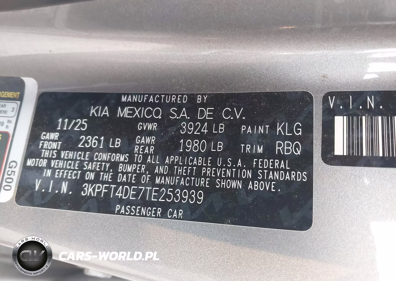 2026 Kia K4 Lxs VIN:3KPFT4DE7TE253939 - 9