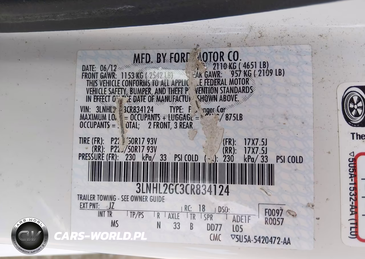 2012 Lincoln Mkz VIN:3LNHL2GC3CR834124 - 9