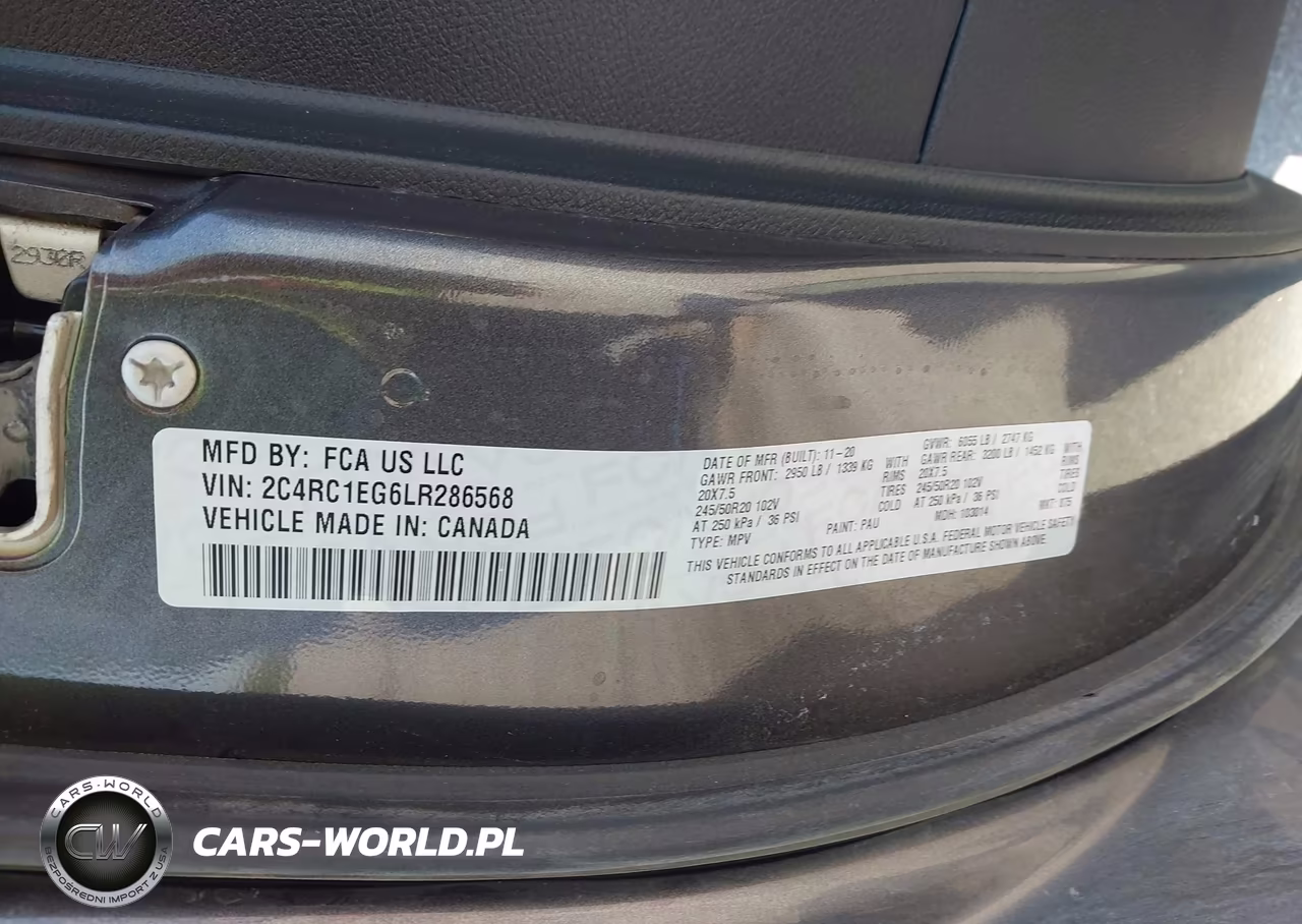 2020 Chrysler Pacifica Touring L Plus VIN:2C4RC1EG6LR286568 - 9
