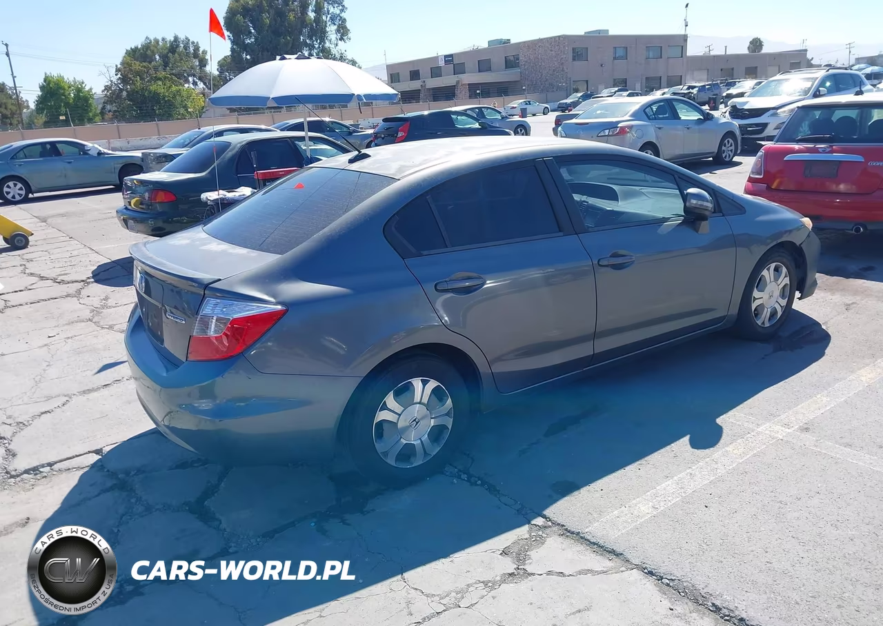2012 Honda Civic Hybrid VIN:JHMFB4F32CS005883 - 4