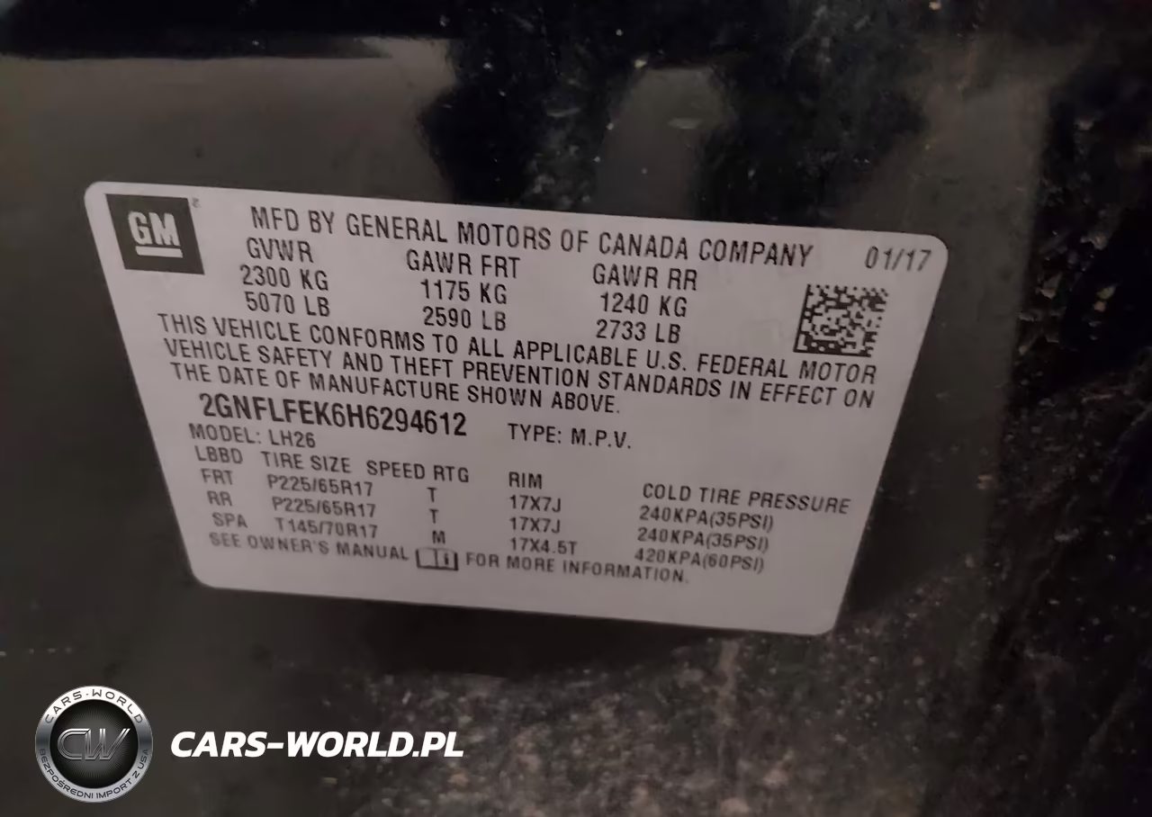 2017 Chevrolet Equinox Lt VIN:2GNFLFEK6H6294612 - 9