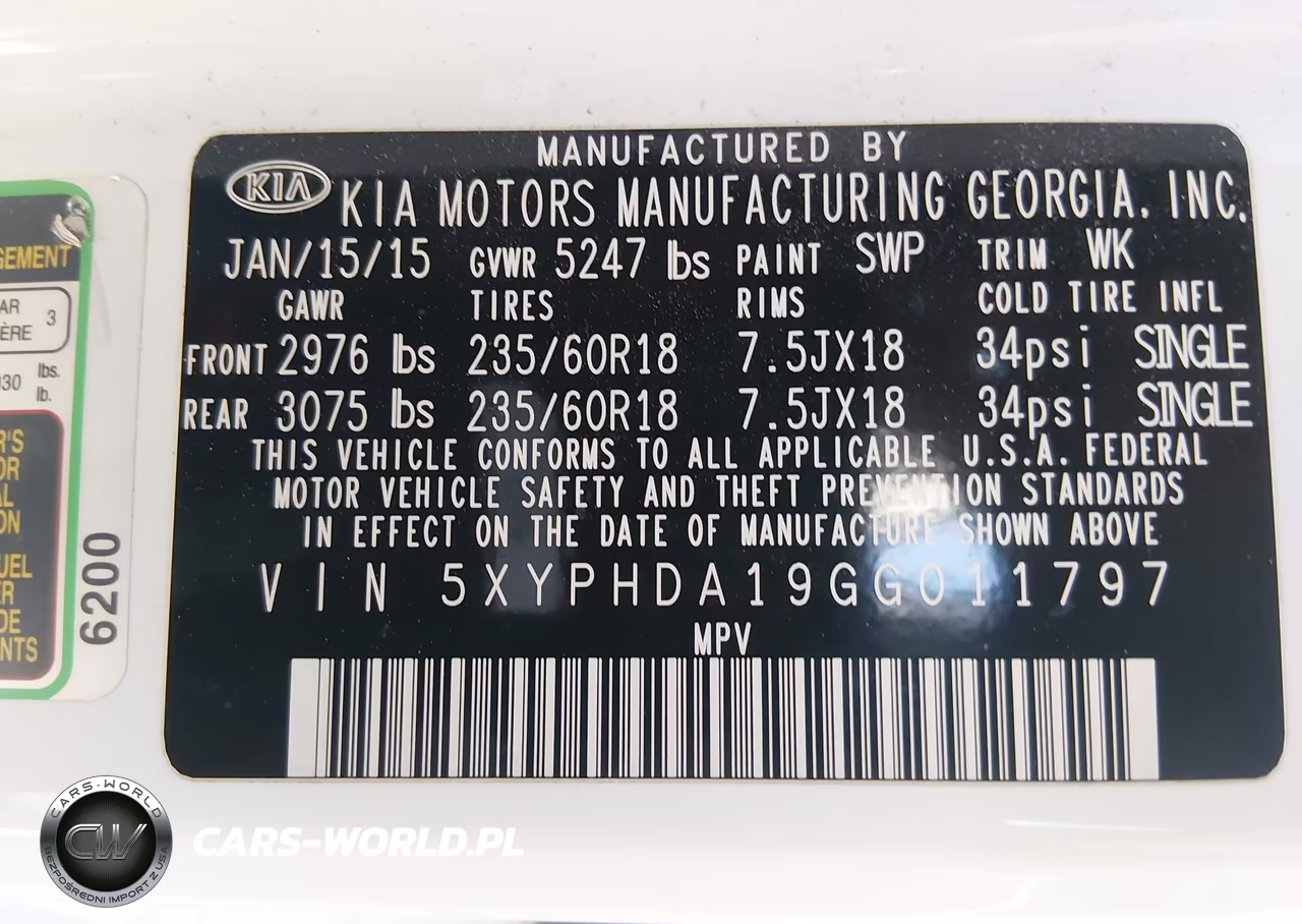2016 Kia Sorento 2.0T Ex VIN:5XYPHDA19GG011797 - 9