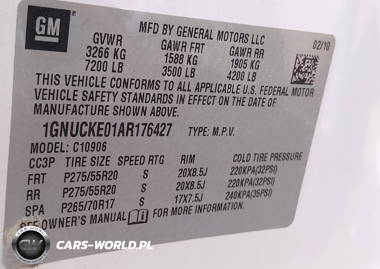 2010 Chevrolet Suburban 1500 Ltz VIN:1GNUCKE01AR176427 - 9