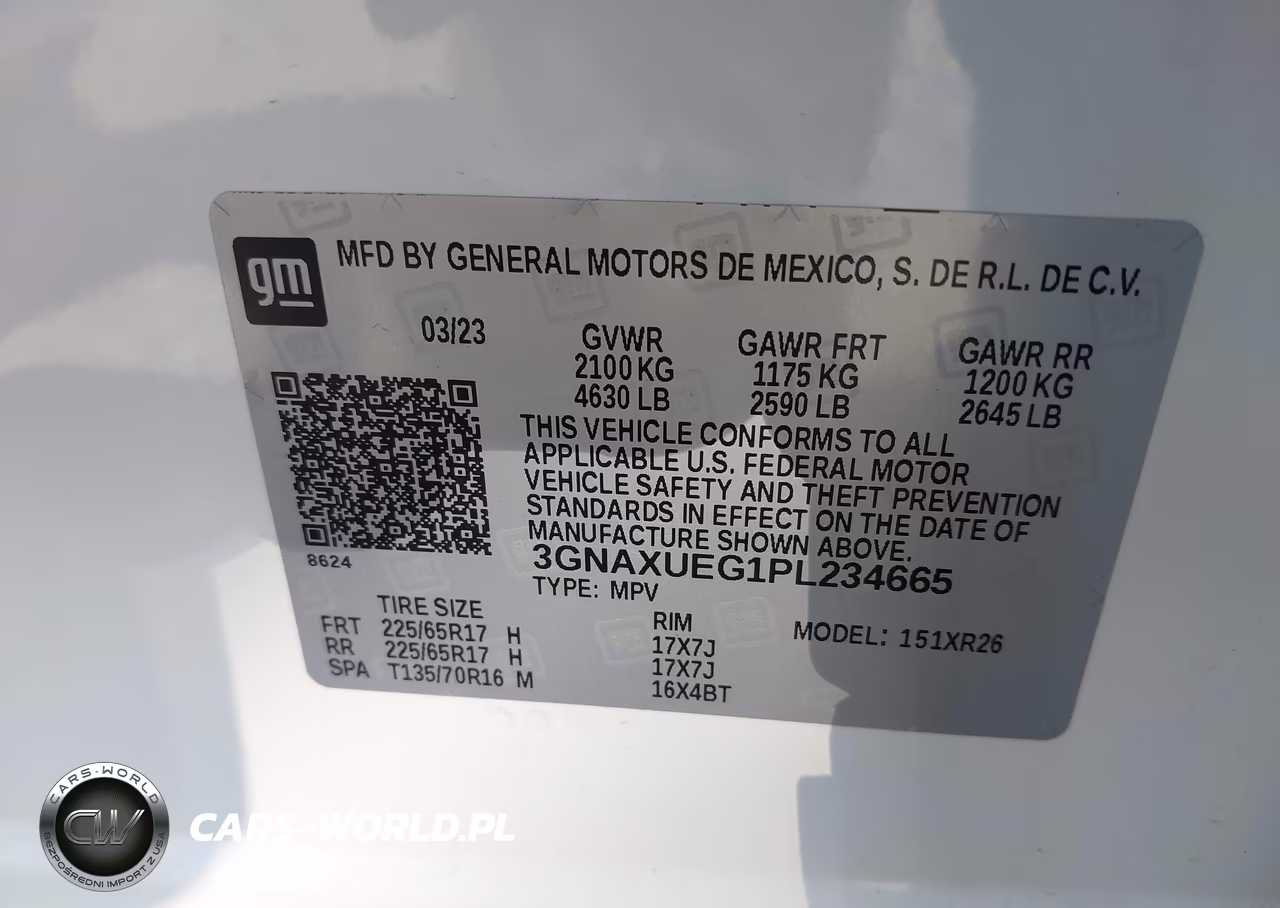 2023 Chevrolet Equinox Awd Lt VIN:3GNAXUEG1PL234665 - 9