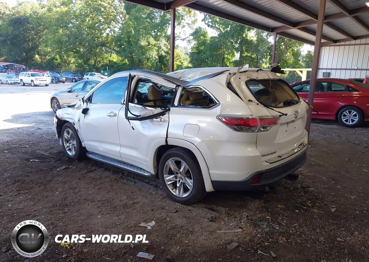 2015 Toyota Highlander Limited V6 VIN:5TDYKRFH7FS104280 - 3