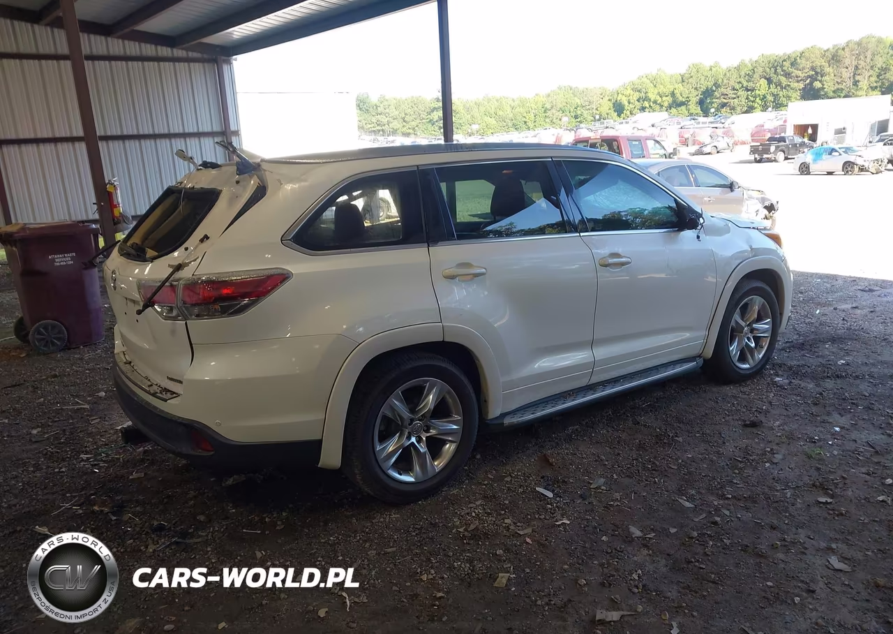 2015 Toyota Highlander Limited V6 VIN:5TDYKRFH7FS104280 - 4